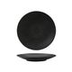 Round Coupe Plate 235mm LUZERNE ZEN Black Swirl