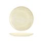 Round Flat Coupe Plate 260mm LUZERNE LINEN Reactive White