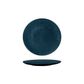 Round Flat Coupe Plate 180mm LUZERNE LINEN Navy Blue