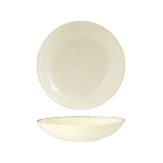 Round Share Bowl 230mm/1100ml LUZERNE LINEN Reactive White