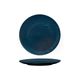 Round Flat Coupe Plate 210mm LUZERNE LINEN Navy Blue