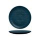 Round Flat Coupe Plate 260mm LUZERNE LINEN Navy Blue
