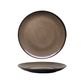 Round Plate Coupe 265mm LUZERNE RUSTIC Chestnut