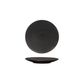 Round Flate Coupe Plate 155mm LUZERNE LAVA Black