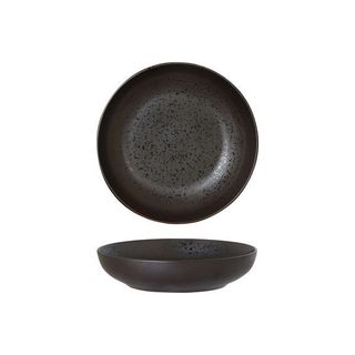 Round Share Bowl 180mm/620ml LUZERNE LAVA Black