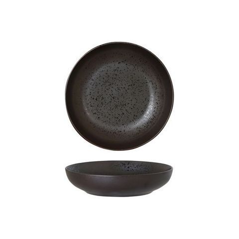 Round Share Bowl 180mm/620ml LUZERNE LAVA Black