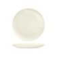 Round Flat Coupe Plate 260mm LUZERNE LINEN White