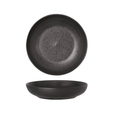 Round Share Bowl 225mm/1220ml LUZERNE LAVA Black