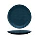 Round Flat Coupe Plate 285mm LUZERNE LINEN Navy Blue