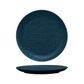 Round Flat Coupe Plate 285mm LUZERNE LINEN Navy Blue