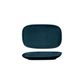 Oblong Plate 215x135mm LUZERNE LINEN Navy Blue