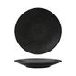 Round Coupe Plate 275mm LUZERNE ZEN Black Swirl