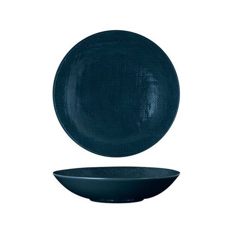 Round Share Bowl 230mm/1100ml LUZERNE LINEN Navy Blue