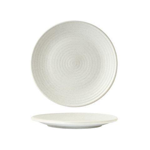 Round Plate - Ribbed 210mm ZUMA Frost