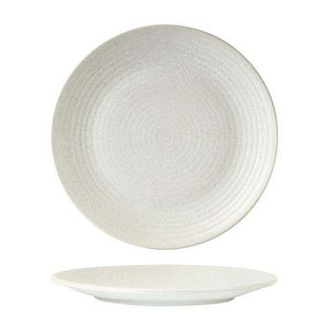 Round Plate - Ribbed 265mm ZUMA Frost