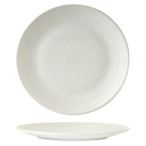 Round Plate - Ribbed 310mm ZUMA Frost