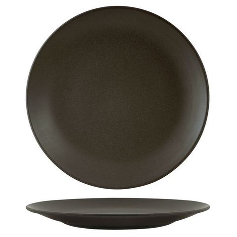 Round Coupe Plate 310mm ZUMA Charcoal