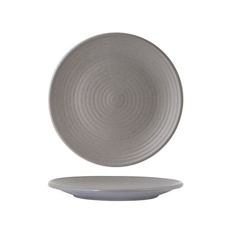 Round Plate - Ribbed 210mm ZUMA Haze