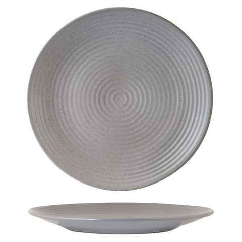 Round Plate - Ribbed 310mm ZUMA Haze