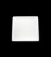 Square Plate 185x185mm LUMAS White