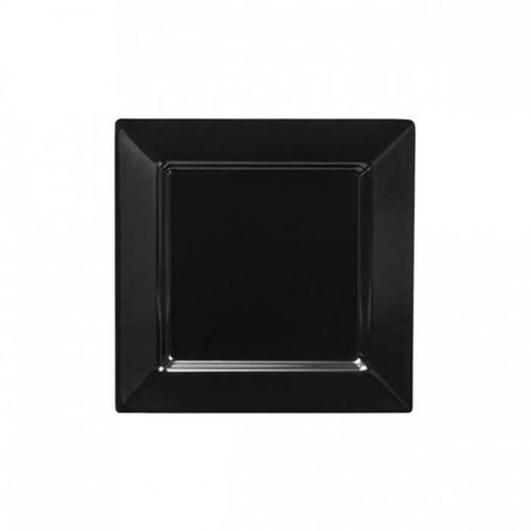 Melamine Square Platter 255x255mm RYNER Black