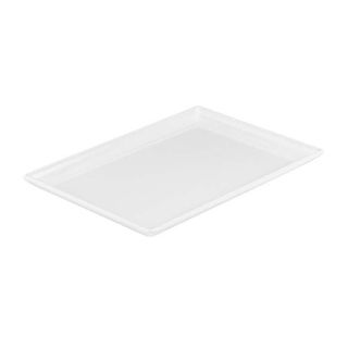 Melamine Rectangular Platter 350x240mm RYNER White
