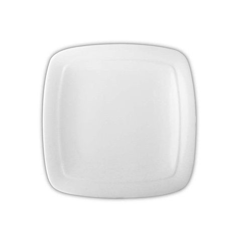 DS 9.5'' Double Rimmed Square Plate LUMAS