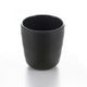 3.5'' Melamine Ribbed Cup 7.5x8.2cm Matt Black