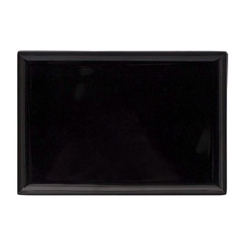 Melamine Rectangular Platter 250x170mm RYNER Black