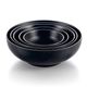 Melamine Noodle Bowl 21.5x7.5cm Matt Black