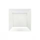 Melamine Square Platter 255x255mm RYNER White