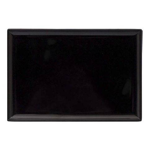 Melamine Rectangular Platter 300x220mm RYNER Black