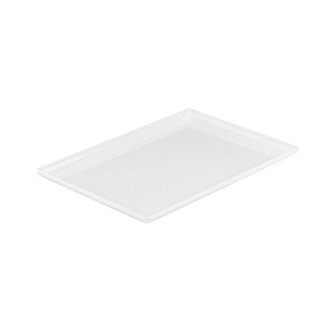 Melamine Rectangular Platter 250x170mm RYNER White
