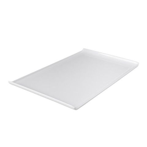 Melamine Rectangular Platter With Lip 530x320mm RYNER White