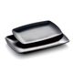 15'' Melamine Oblong Plate 38x29x3cm Matt Black