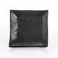 5'' Melamine Square Plate 13x13x3.3cm Matt Black