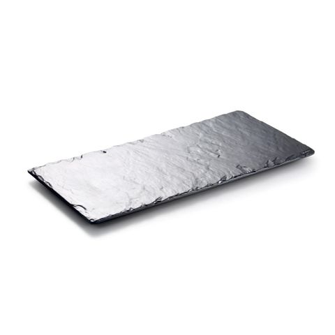 20'' Melamine Rectangle Plate 50.7x25.5x1.7cm Matt Black