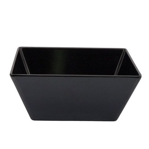 Melamine Square Bowl 240x240x100mm RYNER Black