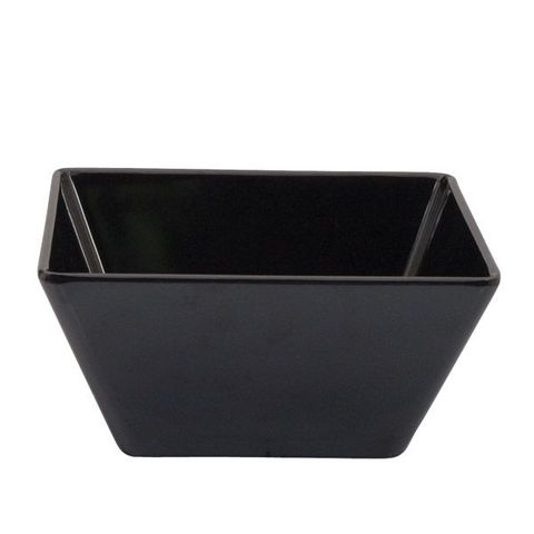 Melamine Square Bowl 180x180x85mm RYNER Black