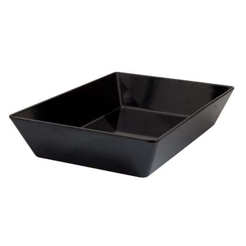 Melamine Deep Dish 350x250x70mm RYNER Black