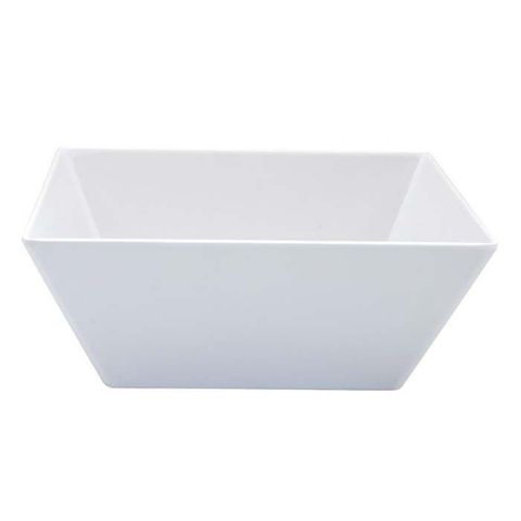 Melamine Square Bowl 300x300x115mm RYNER White