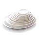 9'' Melamine Round Coupe Plate White