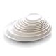 8'' Melamine Round Coupe Plate White