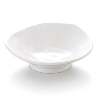 5.2'' Melamine Triangle Footed Bowl 13x3.5cm White