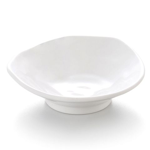 5.2'' Melamine Triangle Footed Bowl 13x3.5cm White