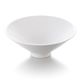 9.7'' Melamine Round Deep Conical Bowl with Foot 24.5x9.3cm White