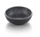 4'' Melamine Round Ribbed Sauce Bowl 9.8x3.8cm Matt Black