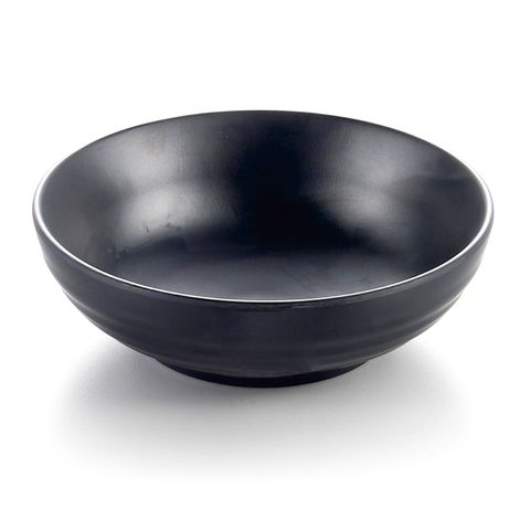 5'' Melamine Round Bowl 12.3x4cm Matt Black