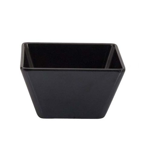 Melamine Square Bowl 70x70x42mm RYNER Black