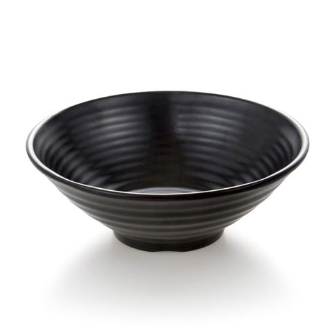 9'' Round Noodle Bowl 23x23x8.3cm Matte Black